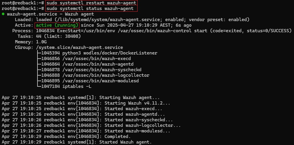 Restart Agent
