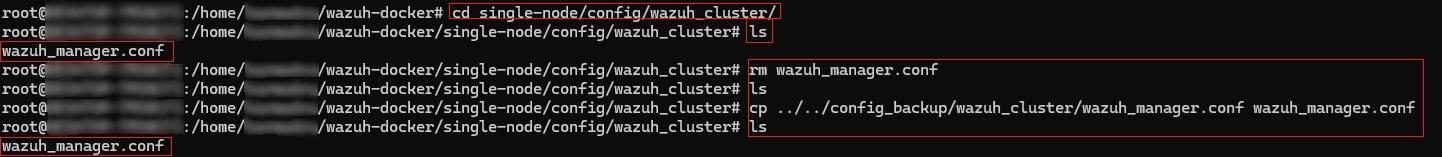 Replace wazuh_manager.conf