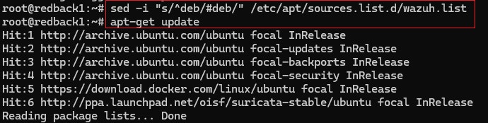 Disable Wazuh Repo