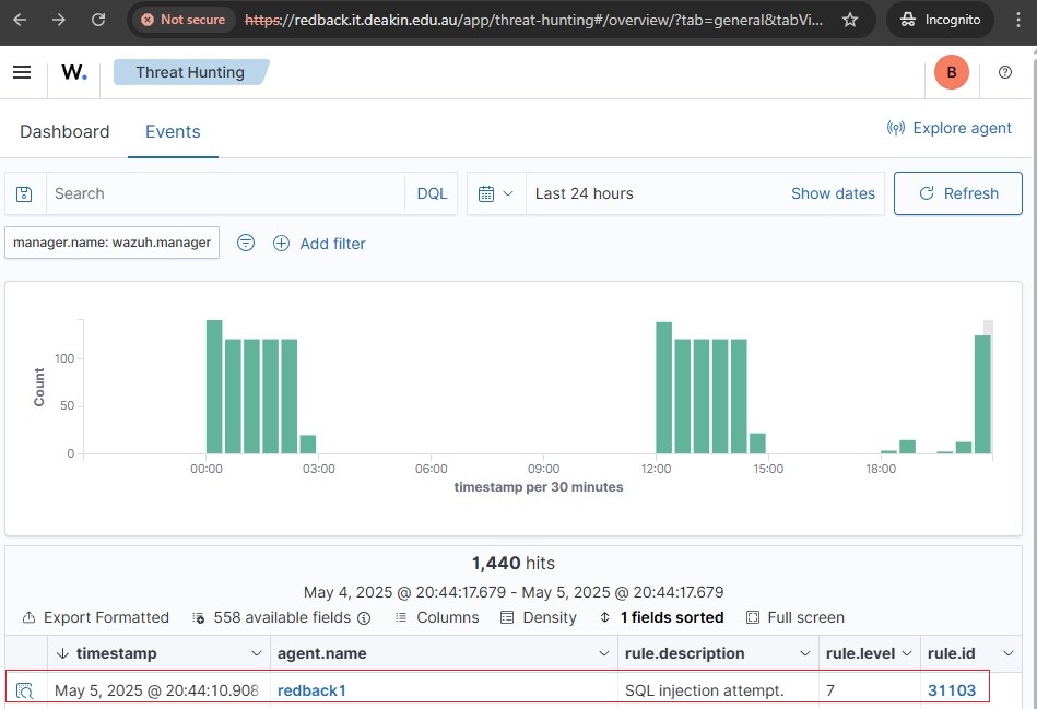 Simulate Attack Logs 1
