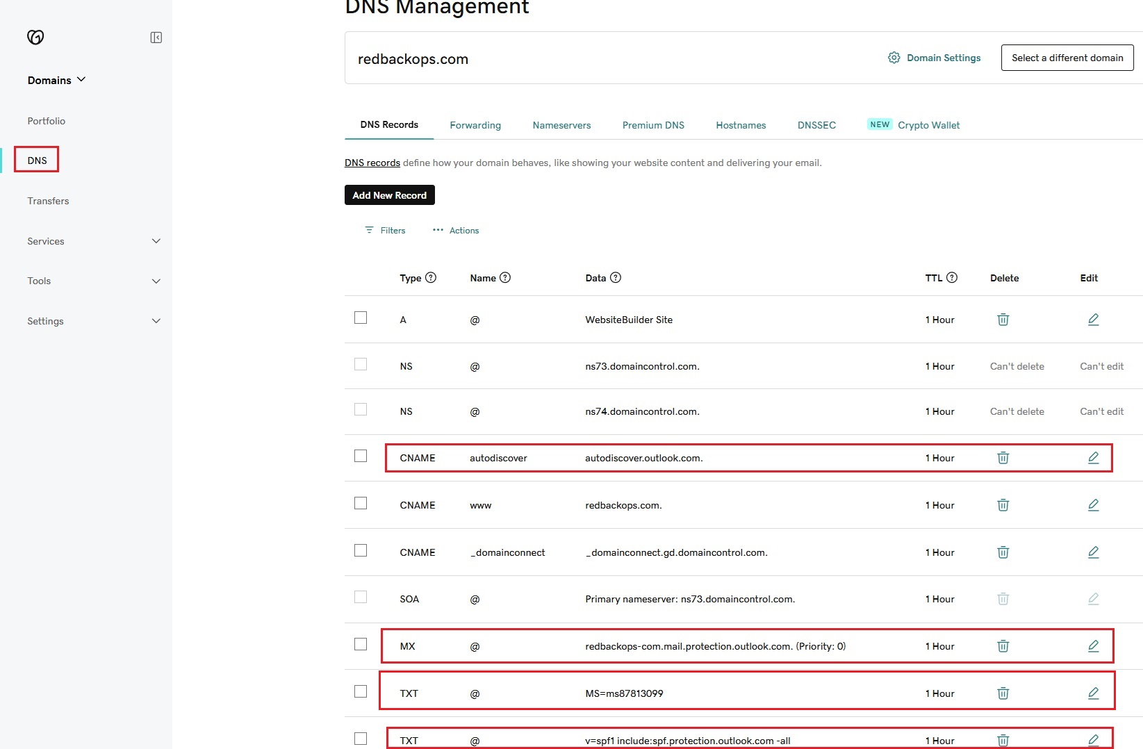 DNS Configuration