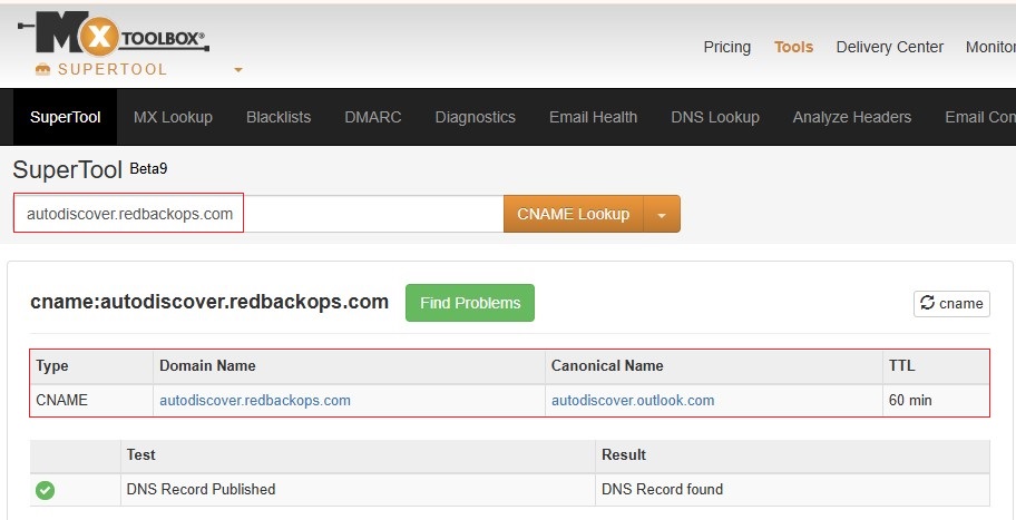 DNS Validation