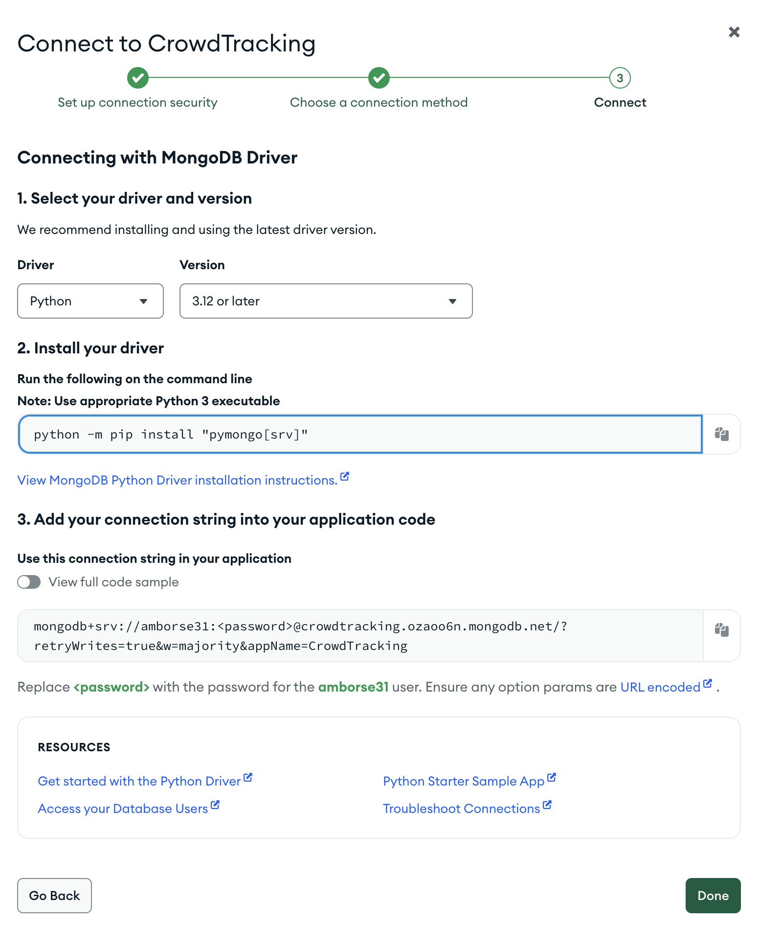 MongoDB Setup