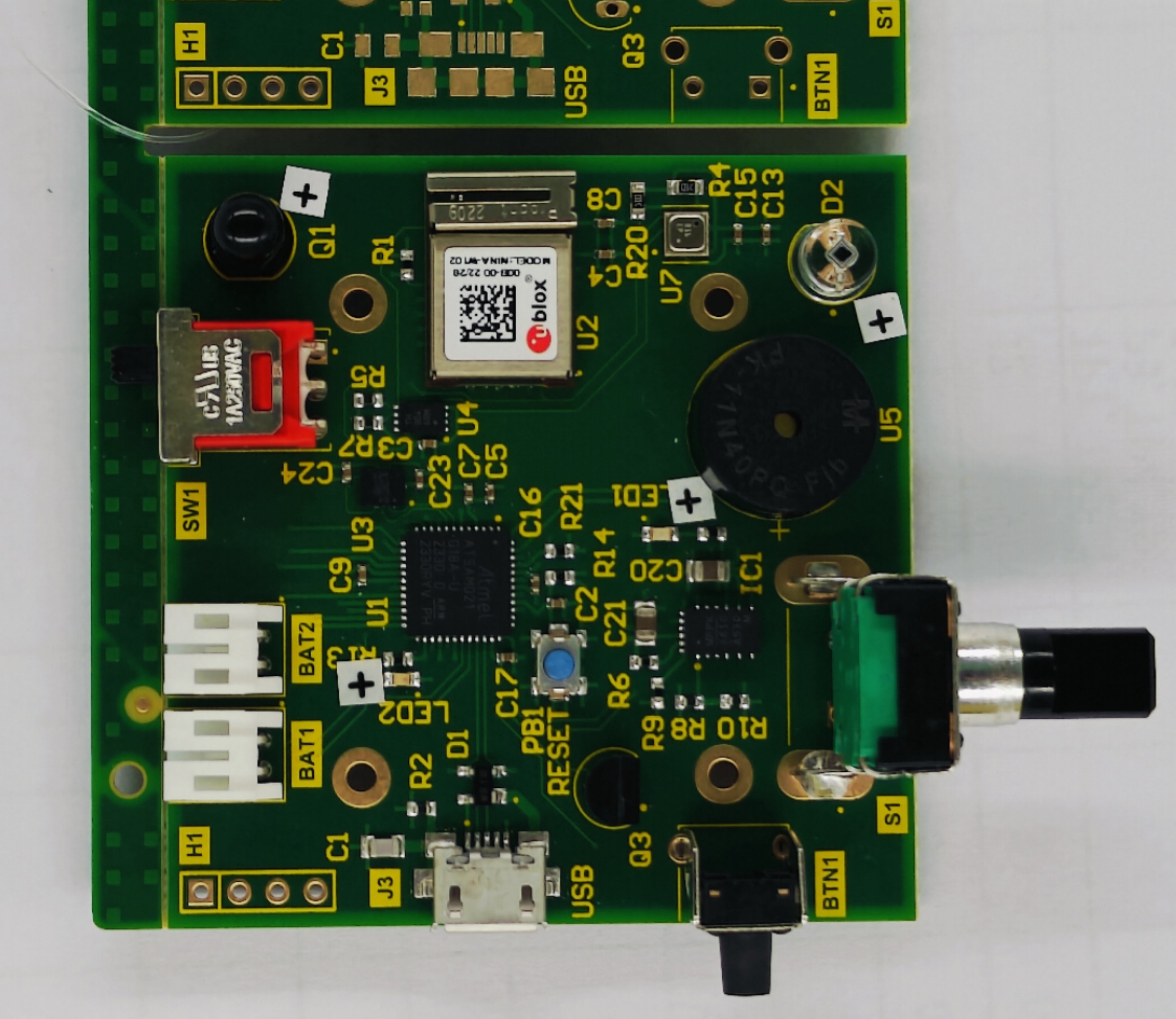 image of the custom PCB