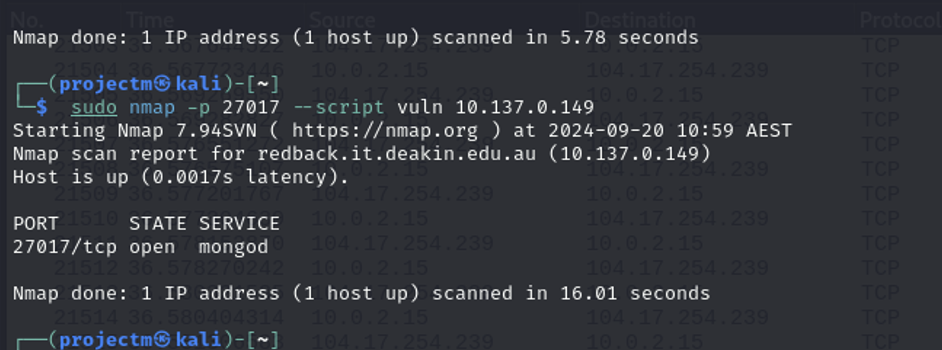 Finding Vulnerabilities on Port 27017