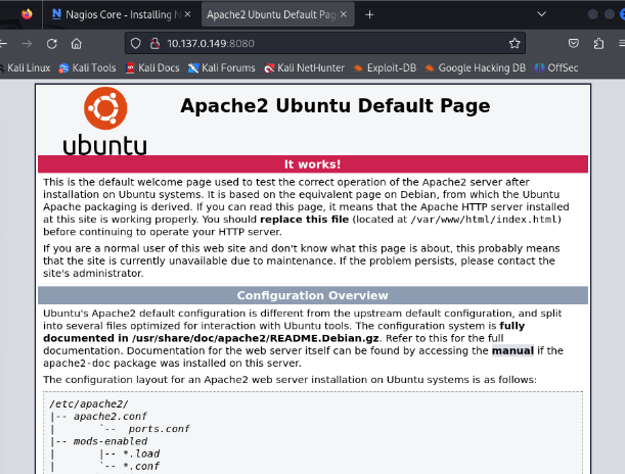 Apache 2 setup