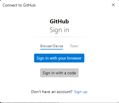 Git Sign In