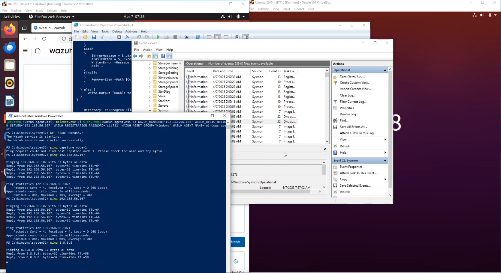 sysmon logs on windows