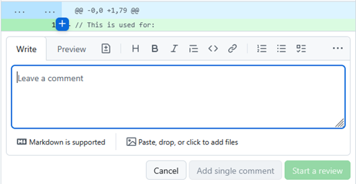 Inline Comments