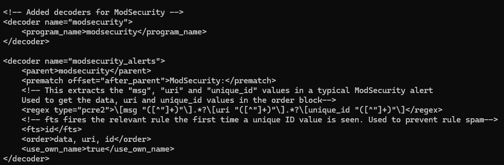 ModSecurity decoders