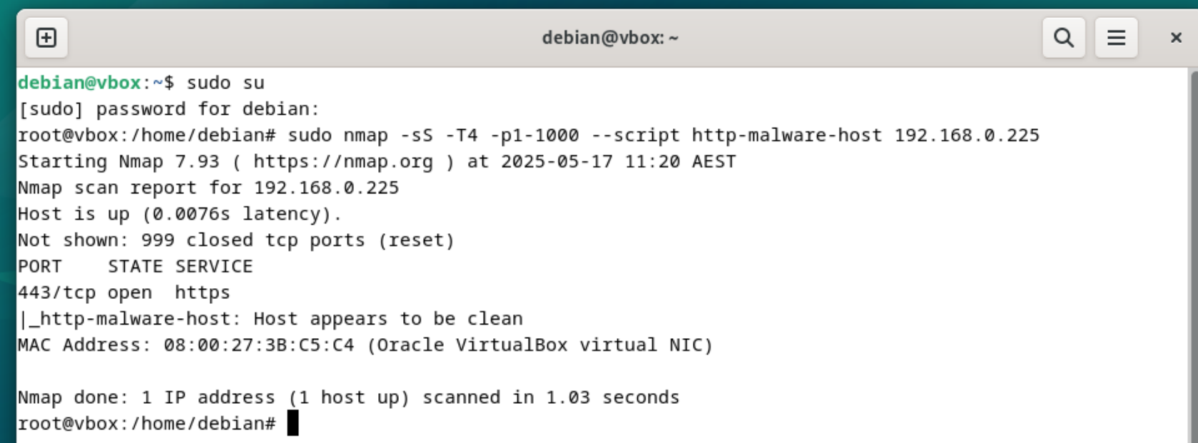 nmap scan