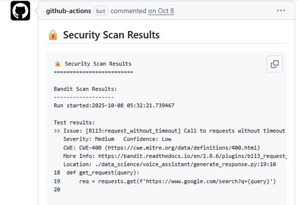 Github Actions Bot